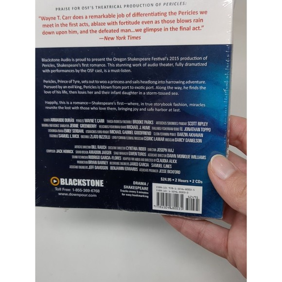 Oregon William Shakespeare Festival Pericles Audio Play CD 2015 Joseph Haj NEW - Picture 4 of 9